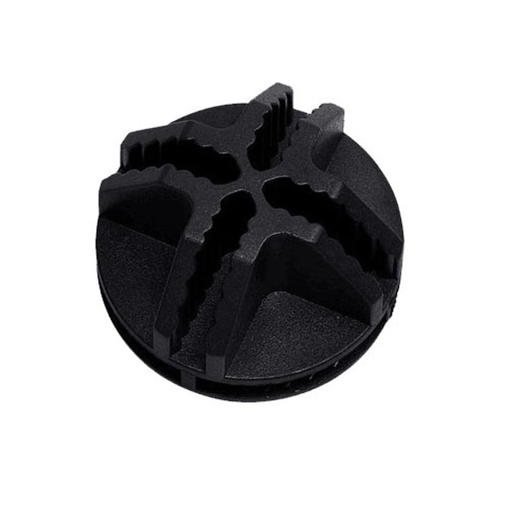 40x Wire Storage Connectors & Mesh Snap Organizer Mini Push Grid Black
