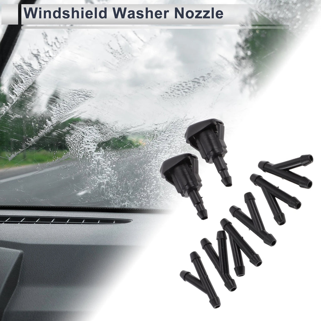 Washer Nozzle Set with 6 Hose Connectors for Toyota (2007–2015)
