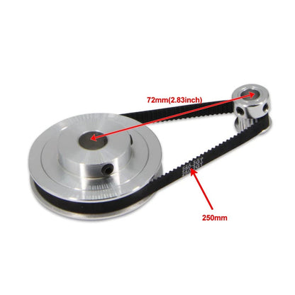 Timing Pulley Kit with 250mm Belt for Reliable Transmission