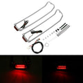 Saddlebag Lid Top Rail & LED Light for Harley Touring Road King Glide (1994–2013)