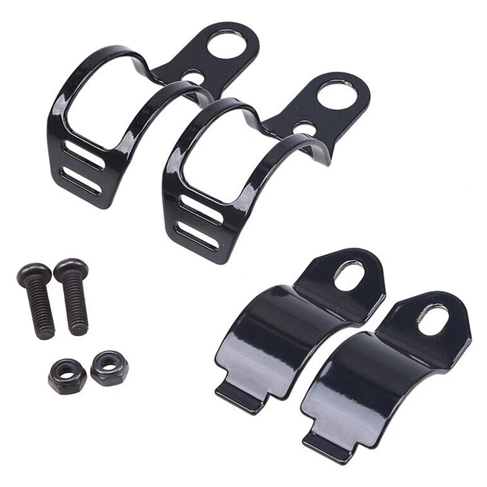 Fork Ear Clamp Turn Signal Light Mount Bracket for Harley Chopper
