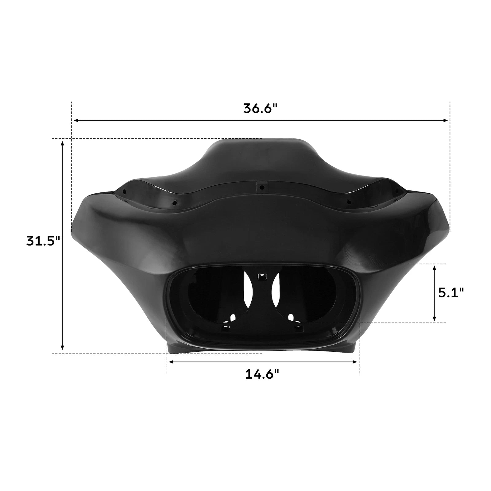 Inner Outer Fairings Windshield Trim for Harley Road Glide (1998–2013)