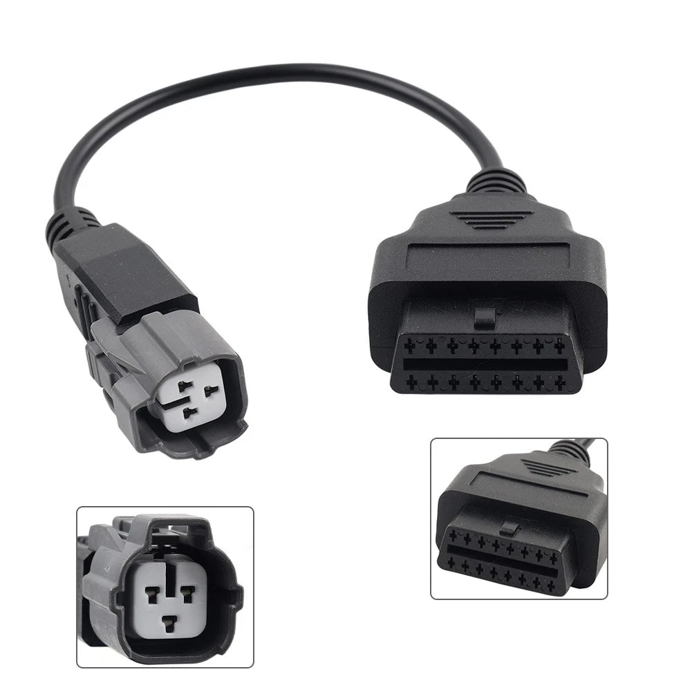 OBD2 Diagnostic Adapter Connector Cable for Yamaha Wave Runner (3Pin)