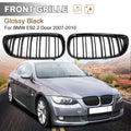 Gloss Black Front Kidney Grille for BMW E92 3 Series (2007–2010)