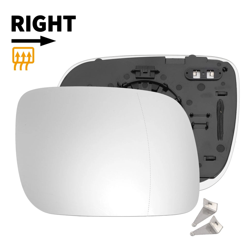 Heated Right Side Mirror Glass Replacement for Volkswagen Touareg (2002–2006)