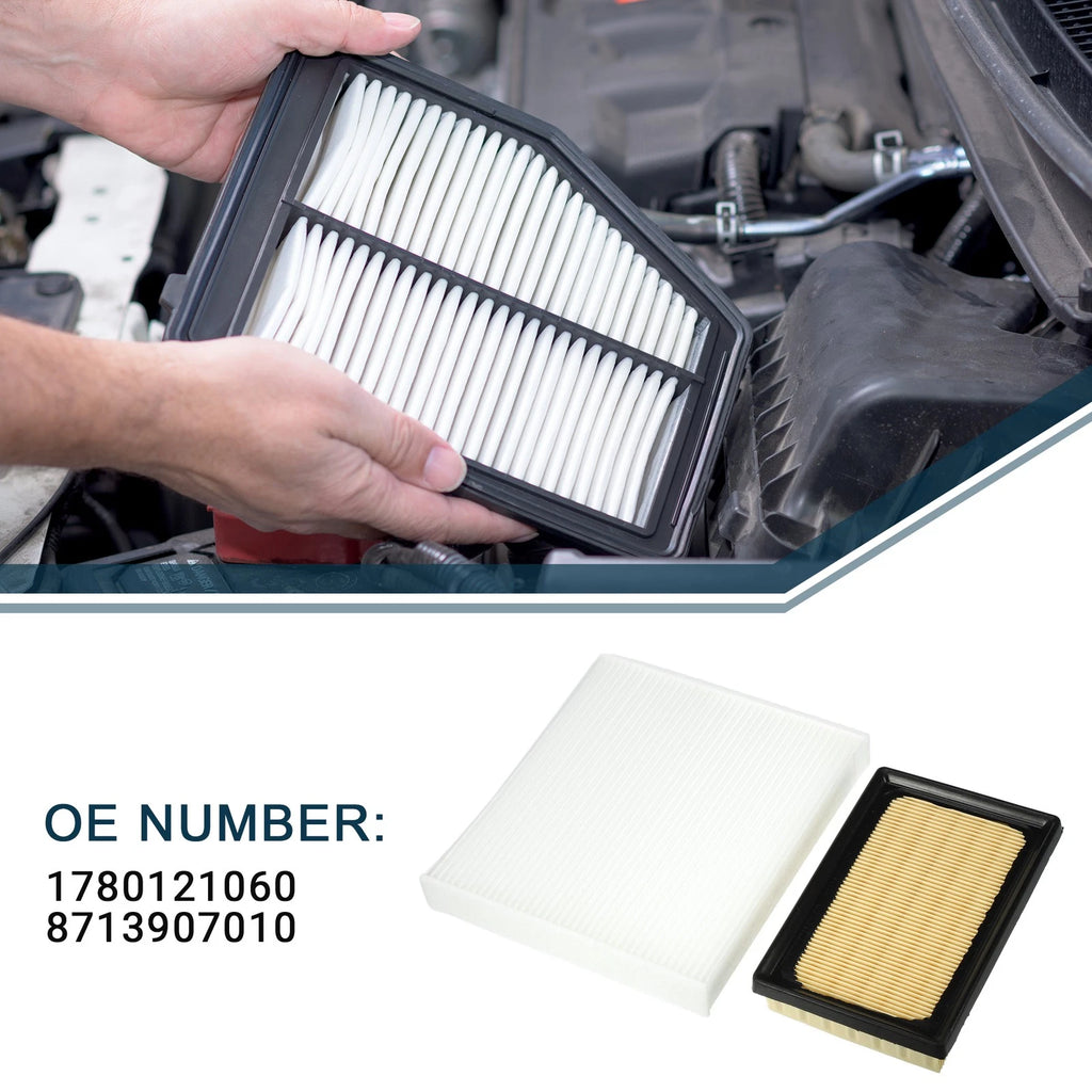 Cabin Air Filter Set for Toyota Prius C with Consistent Fit (2012–2018)