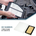 Cabin Air Filter Set for Toyota Prius C with Consistent Fit (2012–2018)