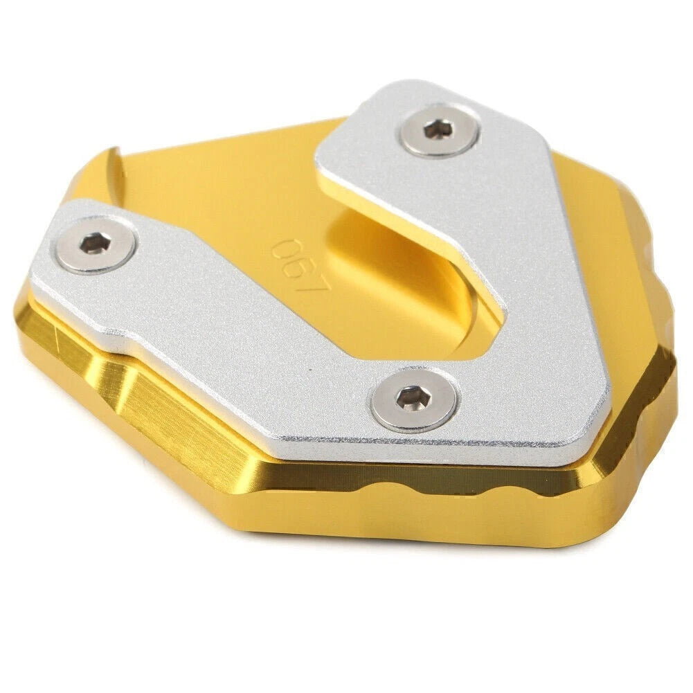 Side Stand Pad Extension for Yamaha MT09 Tracer (2015–2017) CNC Gold