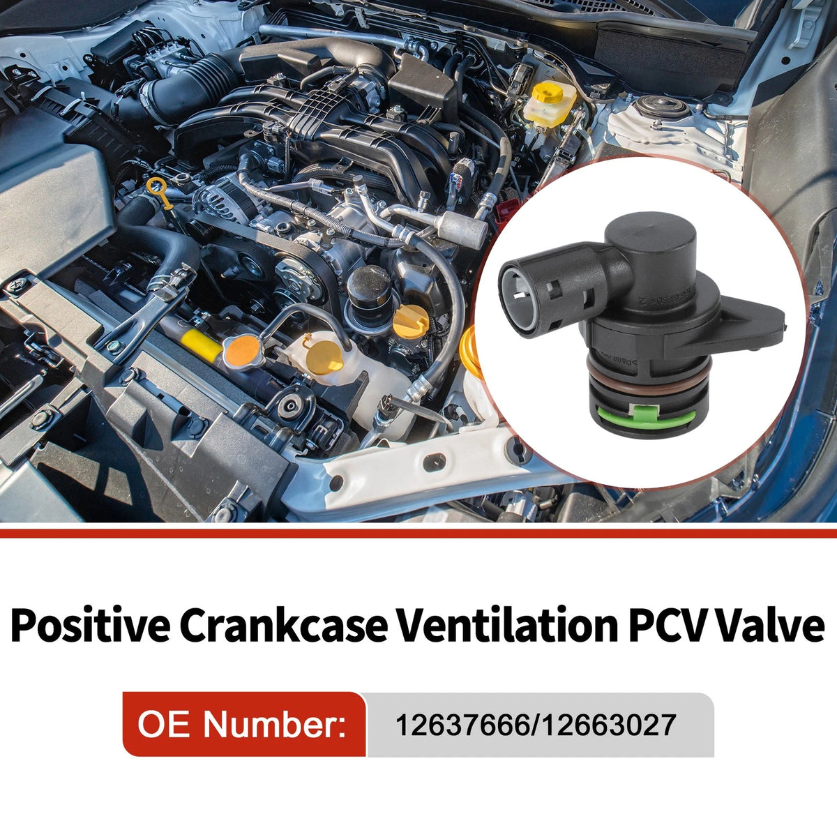 PCV Valve Replacement for Chevrolet Cruze Malibu for Cadillac Buick (2009–2019)