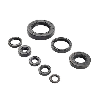 8-Piece Engine Oil Seal Kit for Honda CR250R (1992–2001)
