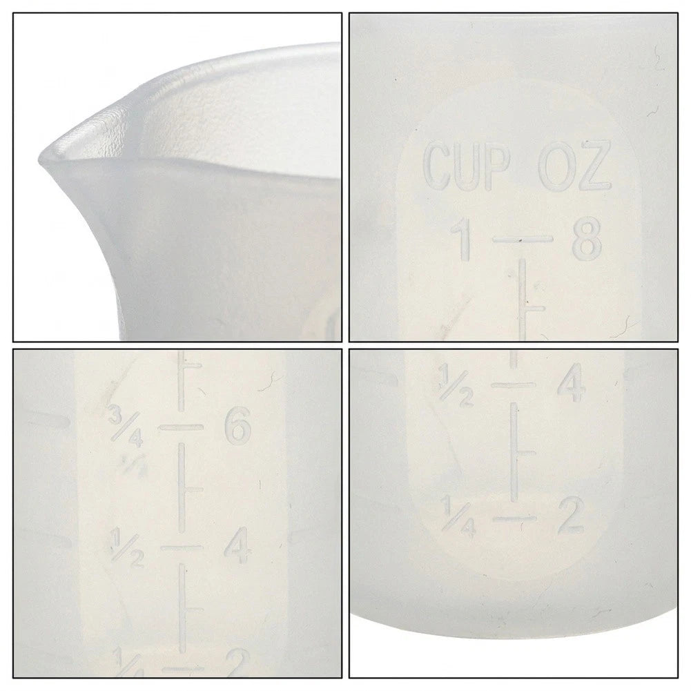 Reusable Silicone Measuring Cups for Kitchen (High Temperature Resistant)