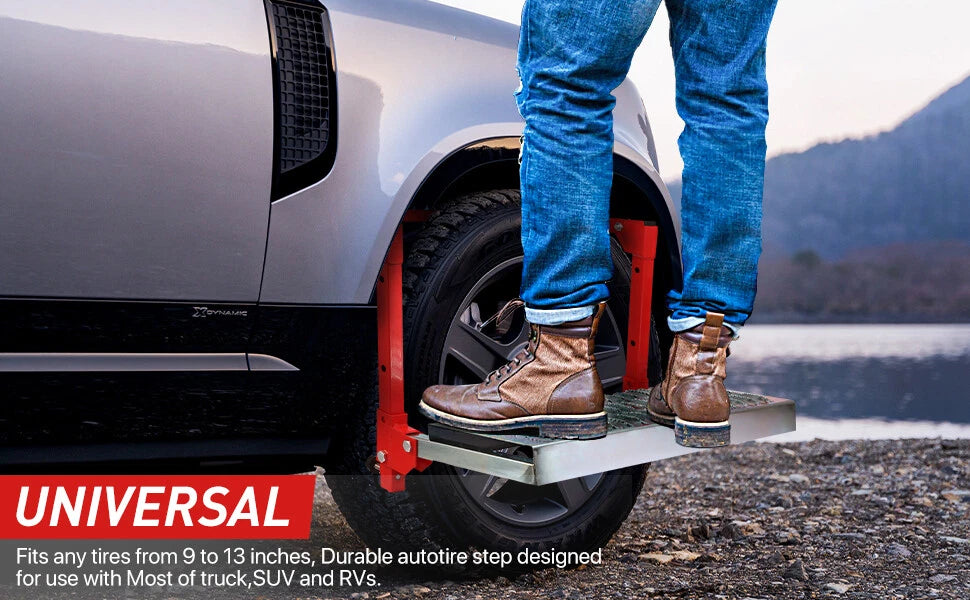 Adjustable Tire Step for Service Wheel (Universal Fit)