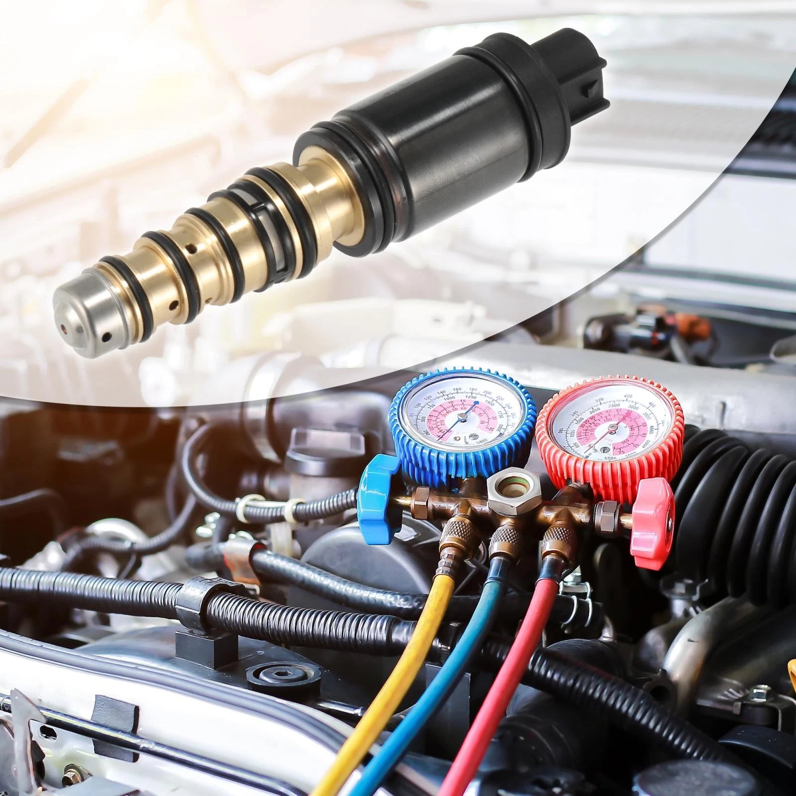AC Compressor Control Solenoid Valve Replacement for Toyota Corolla (2014–2017)
