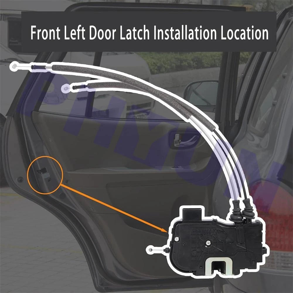 Front Left Driver Door Lock Actuator 81310-0W000 for Hyundai Santa Fe (2010–2012)