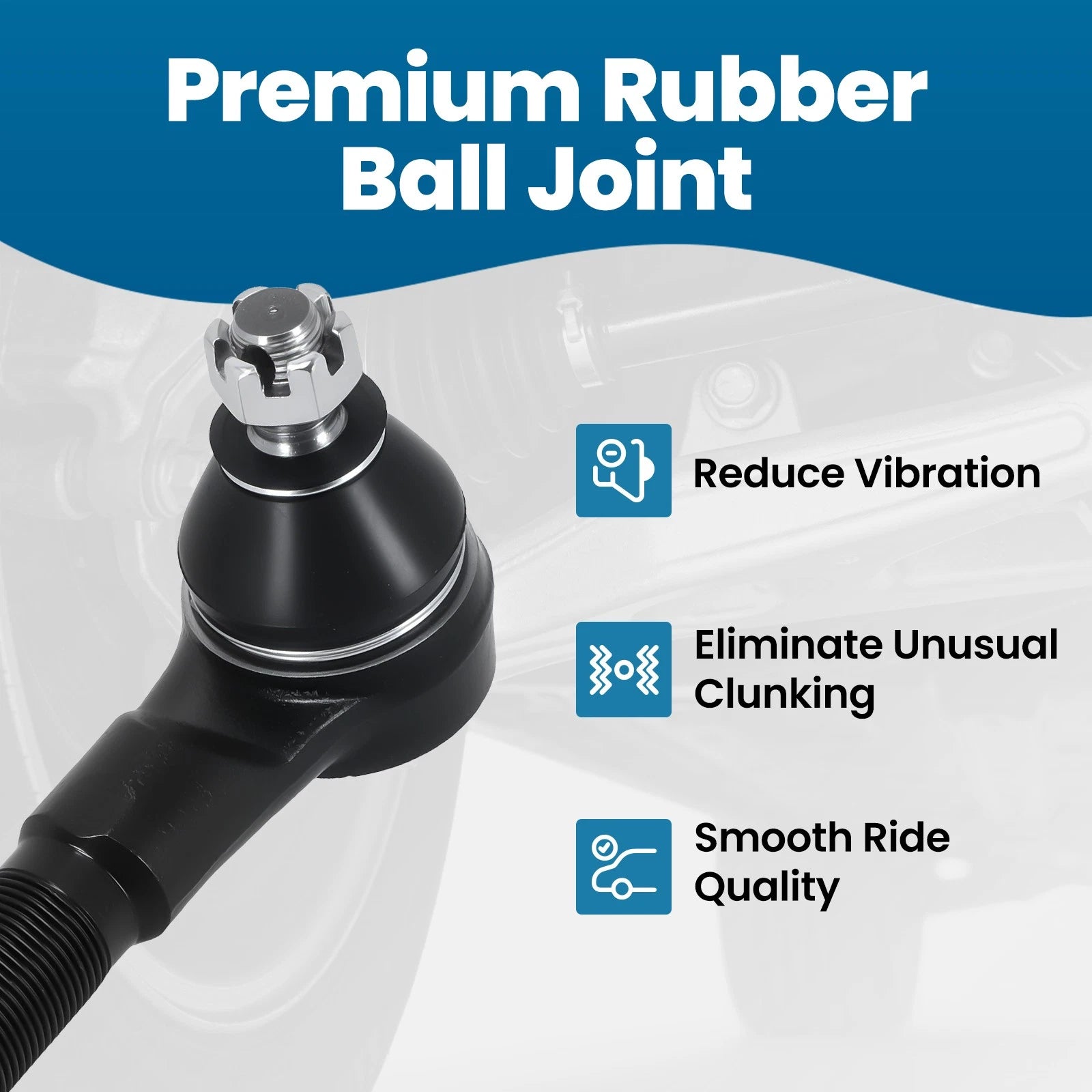 Front Left Outer Tie Rod End for Jeep Comanche Grand Cherokee Wrangler (1984–2001)