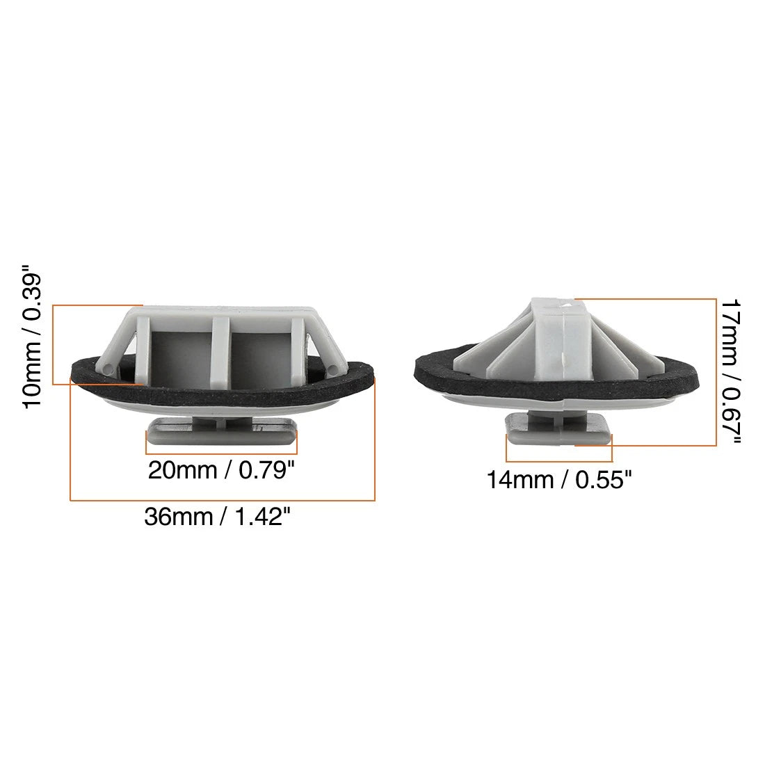 20pcs Car Clip Retainer Fastener with Sealer for Mazda 3 6 (2004–2015)