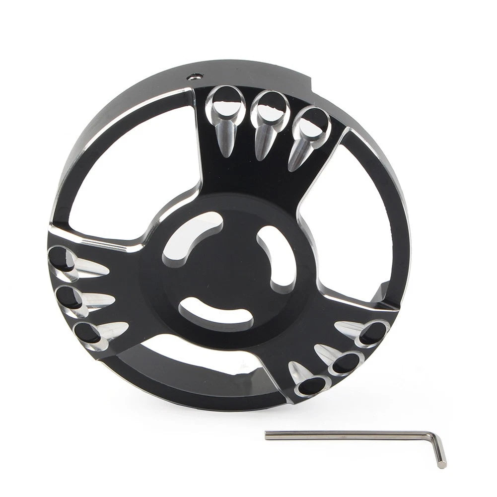 CNC Aluminum Timing Cover for Harley XL883 (2013–Present) Black