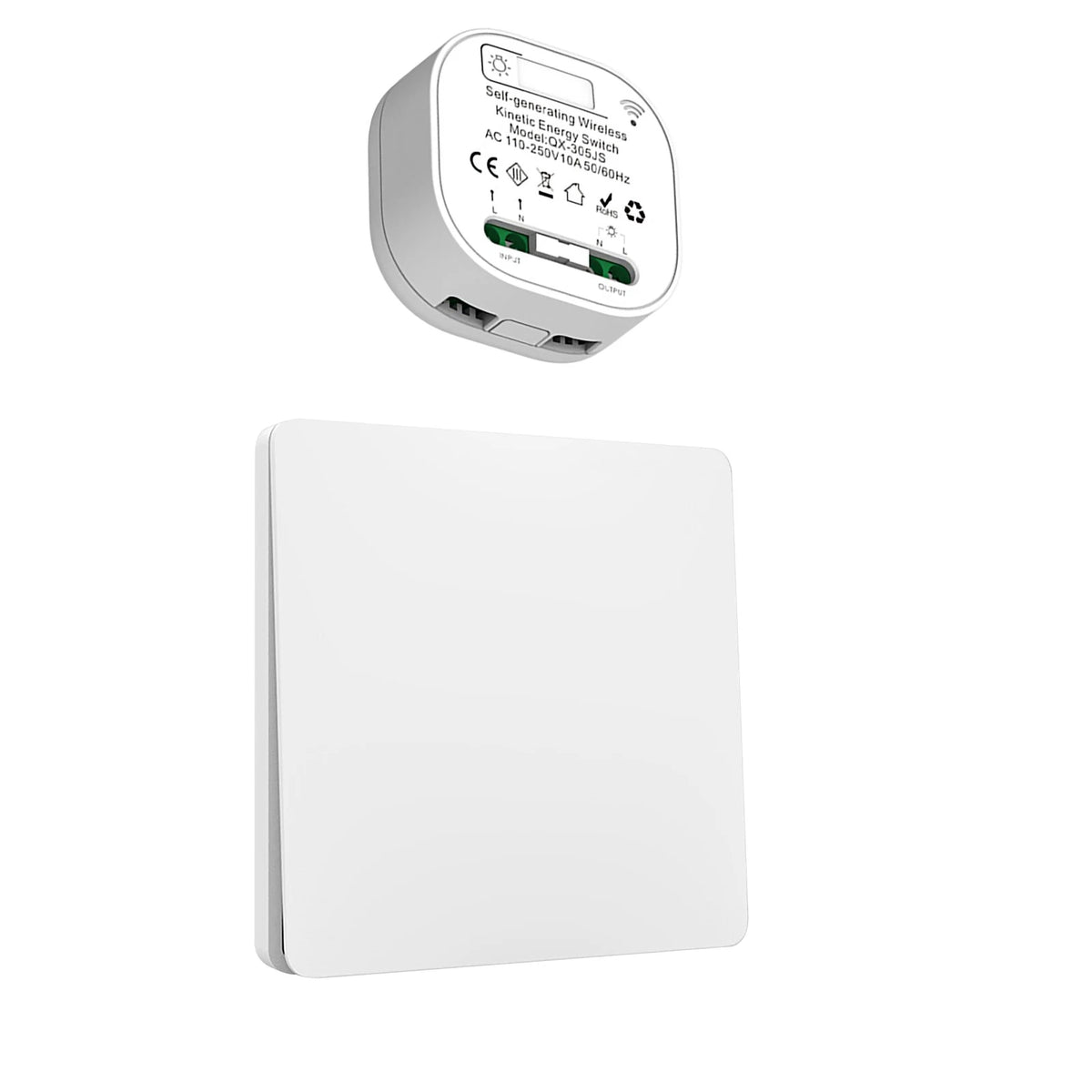 Wireless Remote Control Kinetic Wall Panel for (No Battery)
