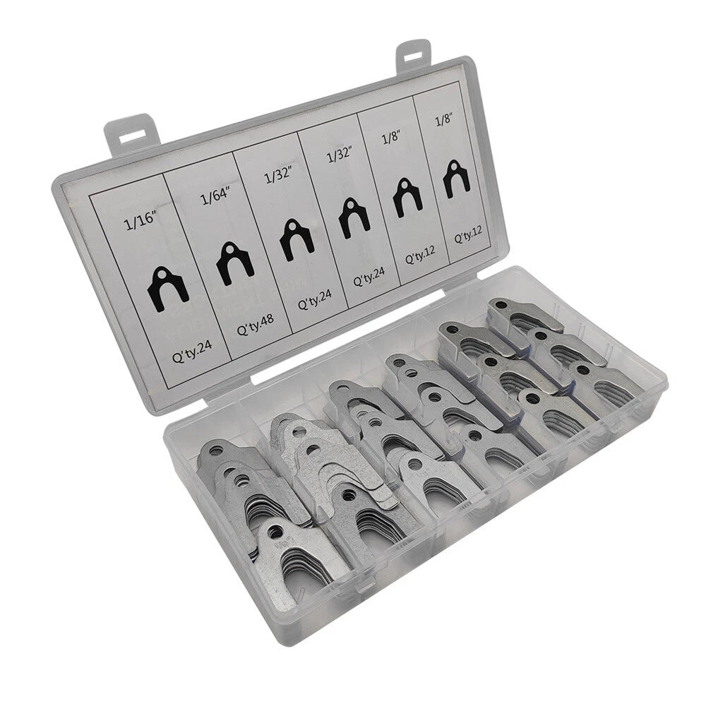 144Pcs 4 Sizes Auto Alignment Shim For Adjusting Camber Caster Toe Front Wheels