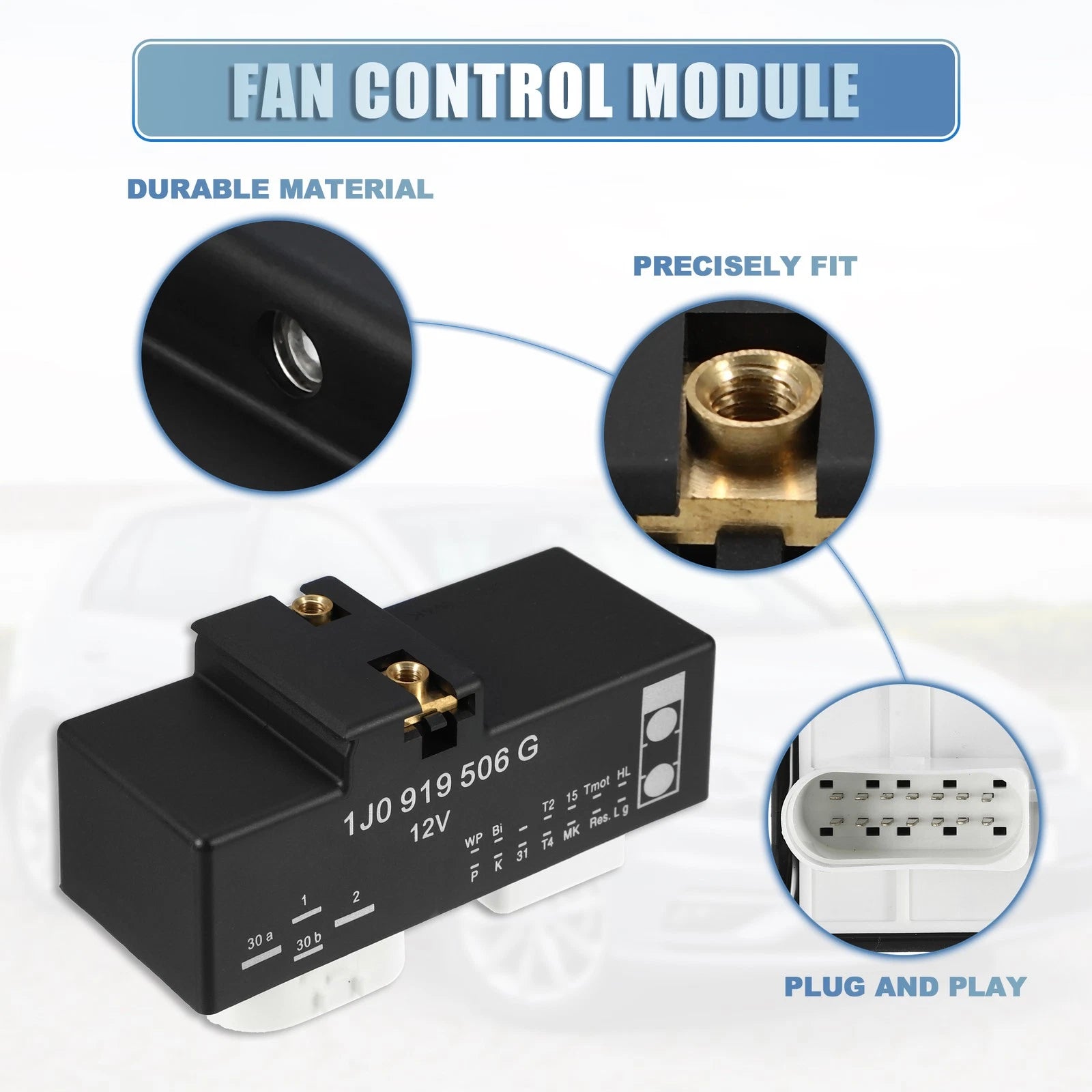 Radiator Fan Control Module Replacement for Volkswagen Golf (1999–2005)