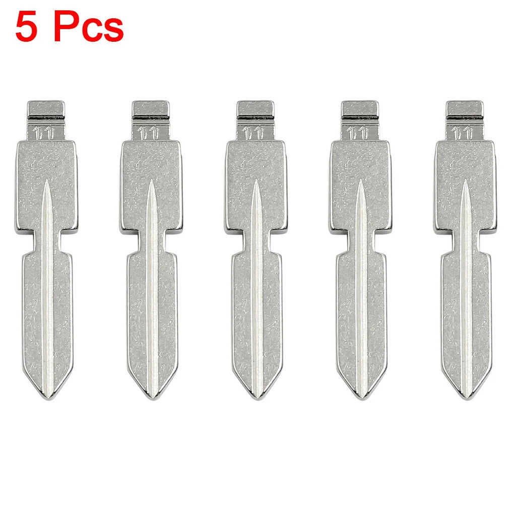 5pc Flip Remote Folding Key Blade Blank Replacement for Mercedes W140 (1991–1999)