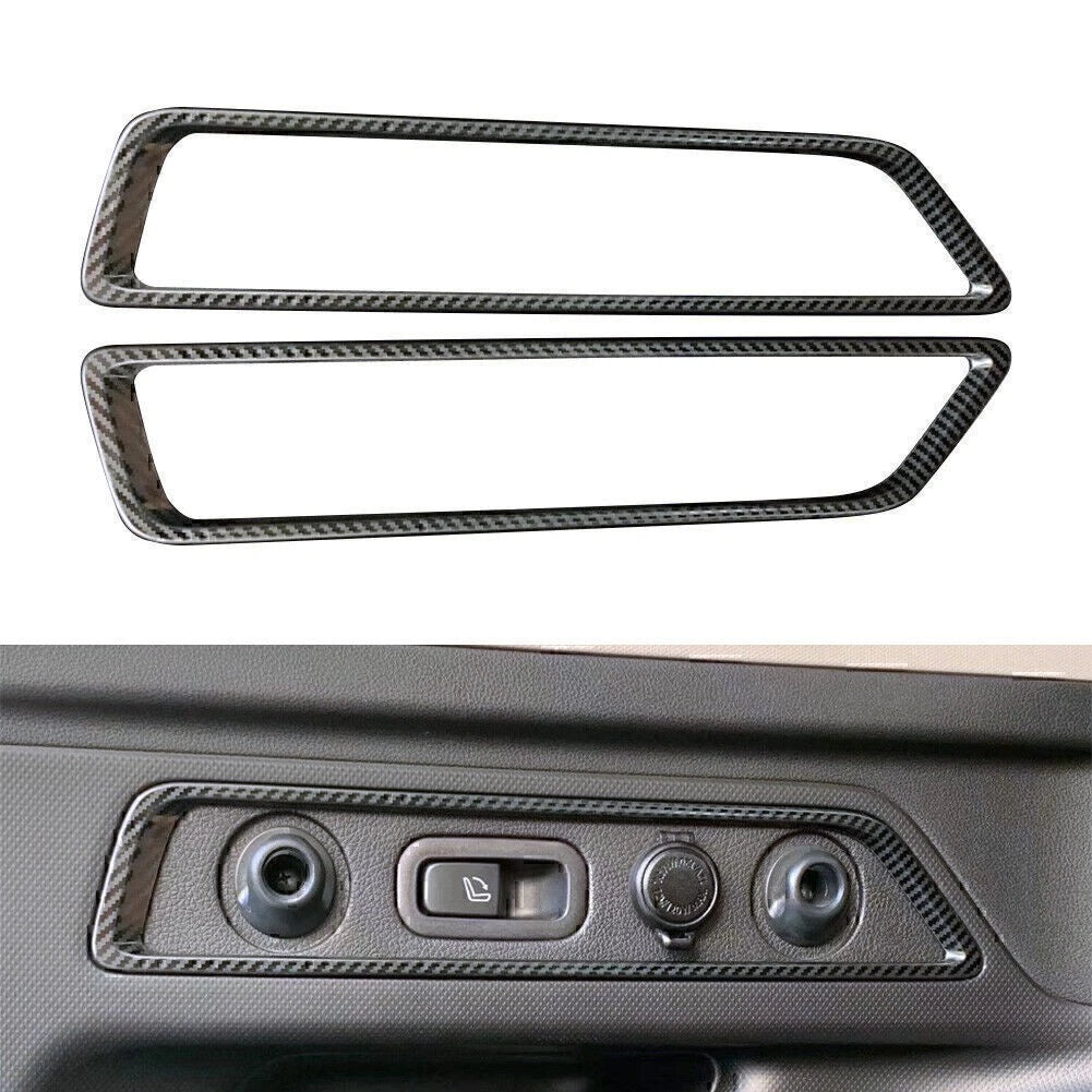 1pc Rear Switch Button Cover Trim Accessories For Subaru Forester SK 2019 2020