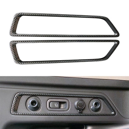 1pc Rear Switch Button Cover Trim Accessories For Subaru Forester SK 2019 2020