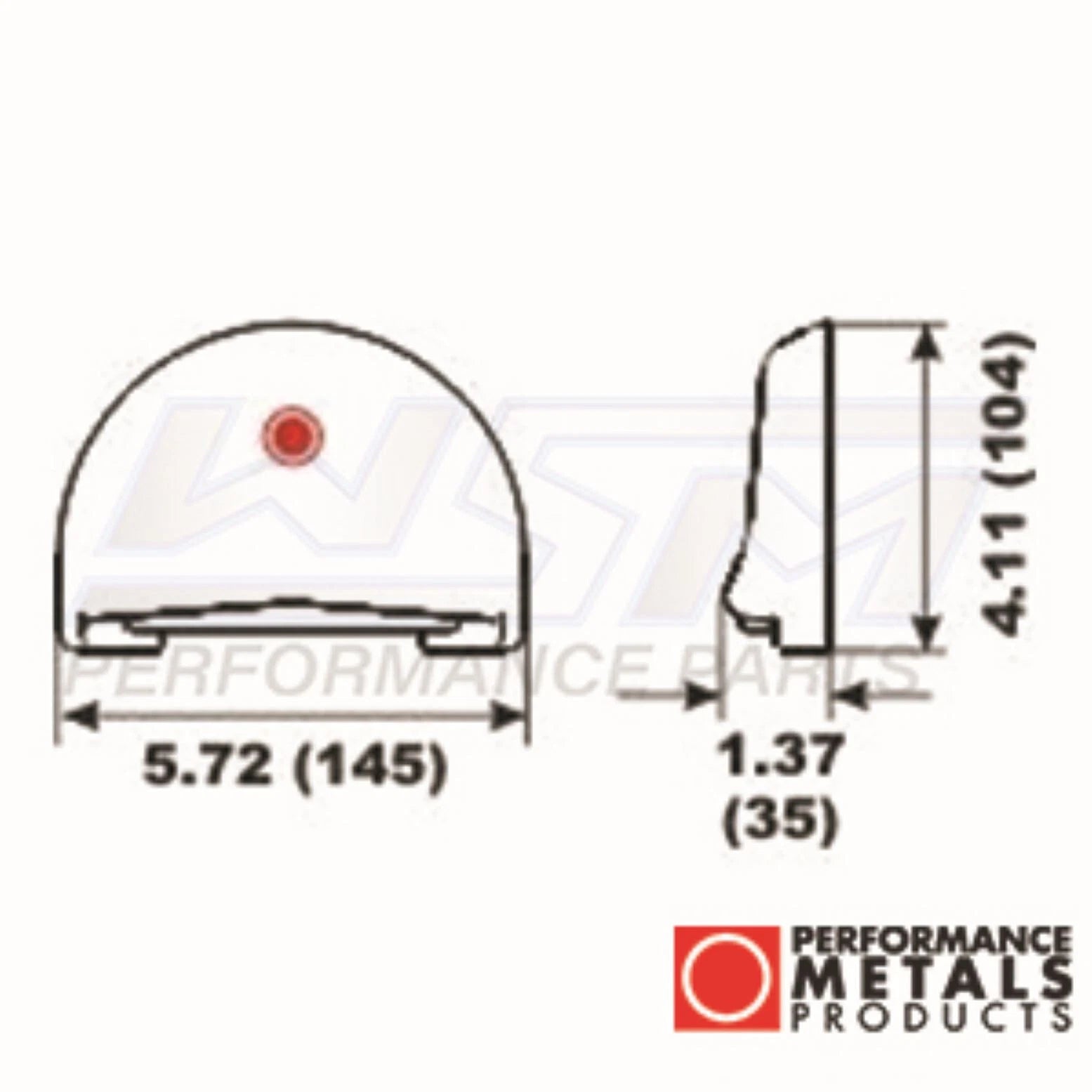 Cavitation Plate Anode for Volvo Penta SX / DPS (PMC00162A)