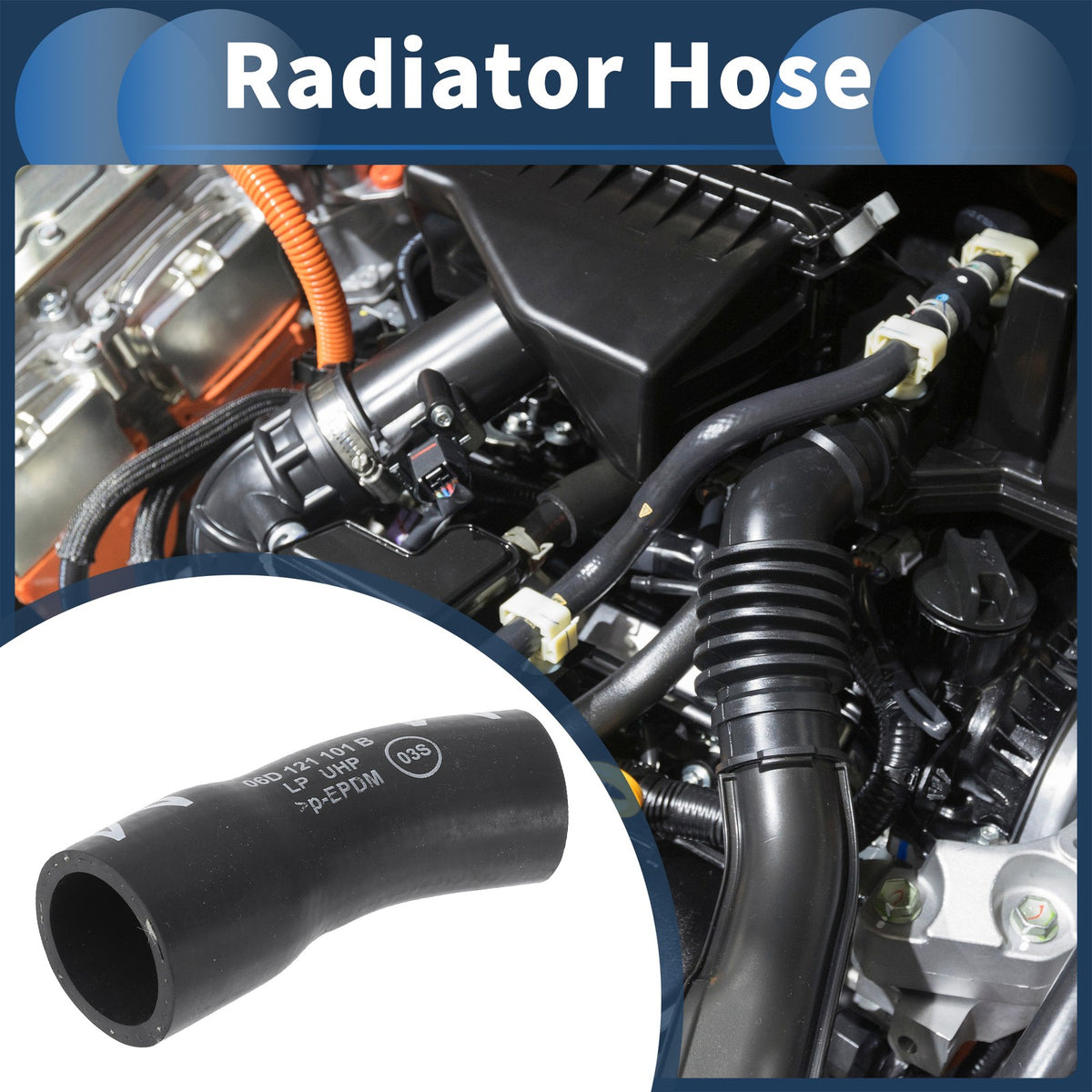Radiator Hose Replacement for Audi A4 2.0L Sedan 2007–2008