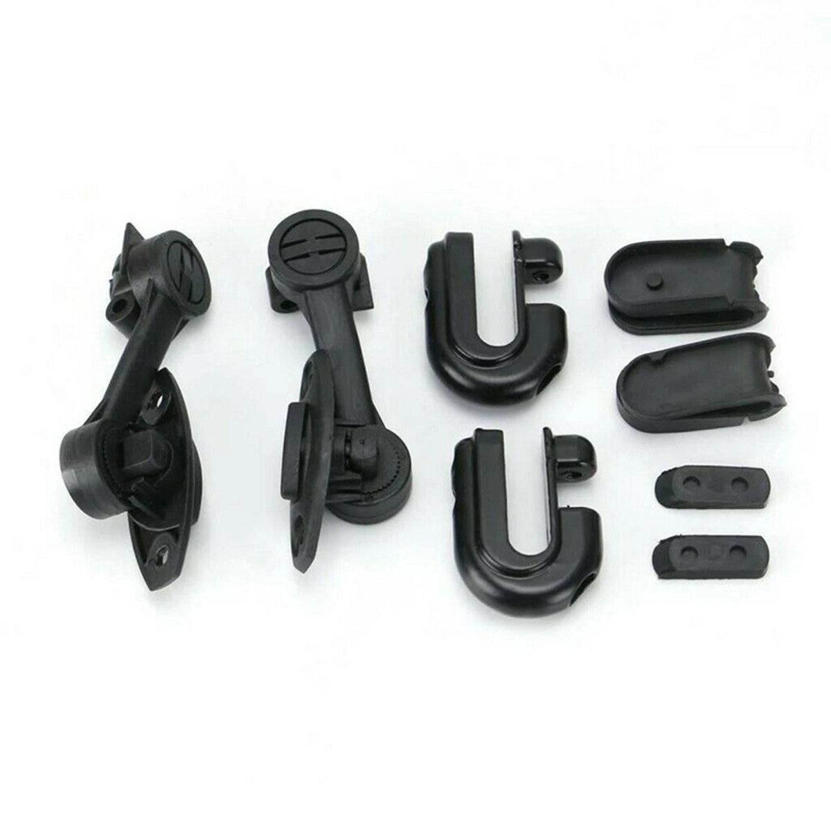 Windshield Clip-On Extension Spoiler for Motorcycle (Adjustable, Clear)