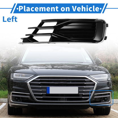 1 Pc Fog Light Grill for Audi A6 (2016–2018) No. 4G0807681AE Black