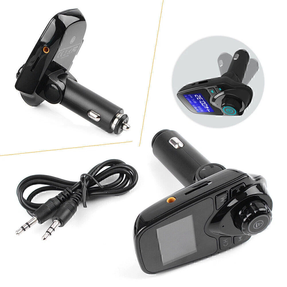 Bluetooth Car Kit MP3 Phone Player FM Transmitter USB Charger Adapter for Universal