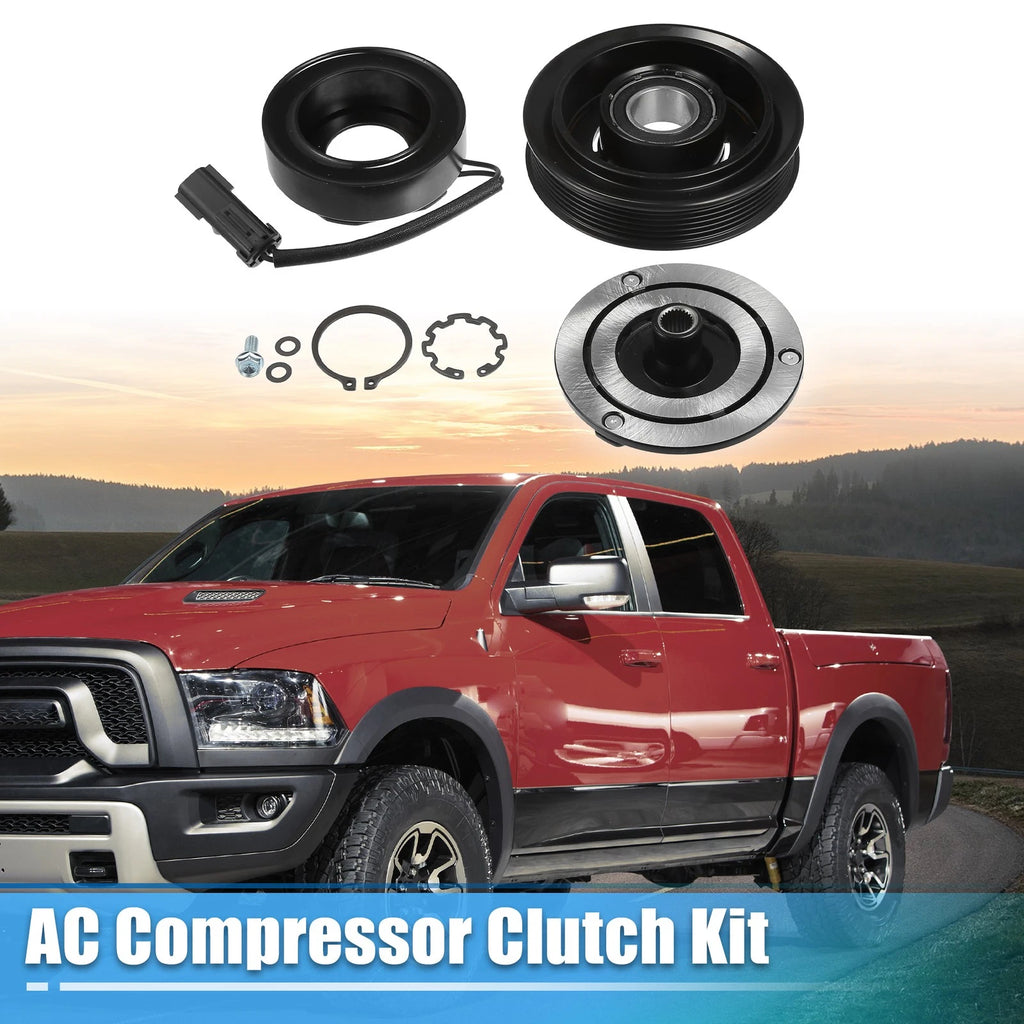 AC Compressor Clutch Replacement Set for Dodge Ram 1500 2500 (2010–2018)