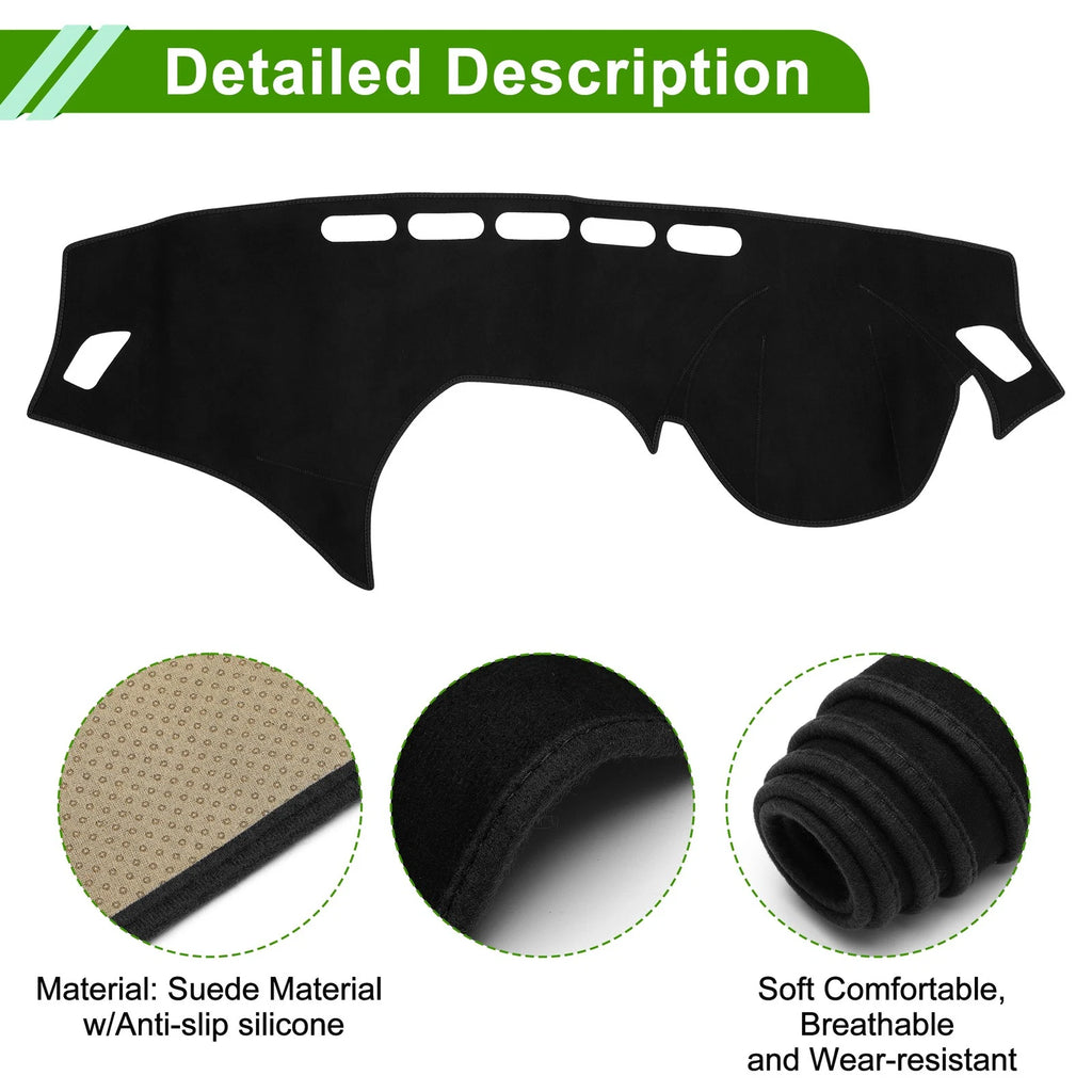 Dash Cover Mat Sun Protector for BMW 1 Series F20 2012–2017 Black
