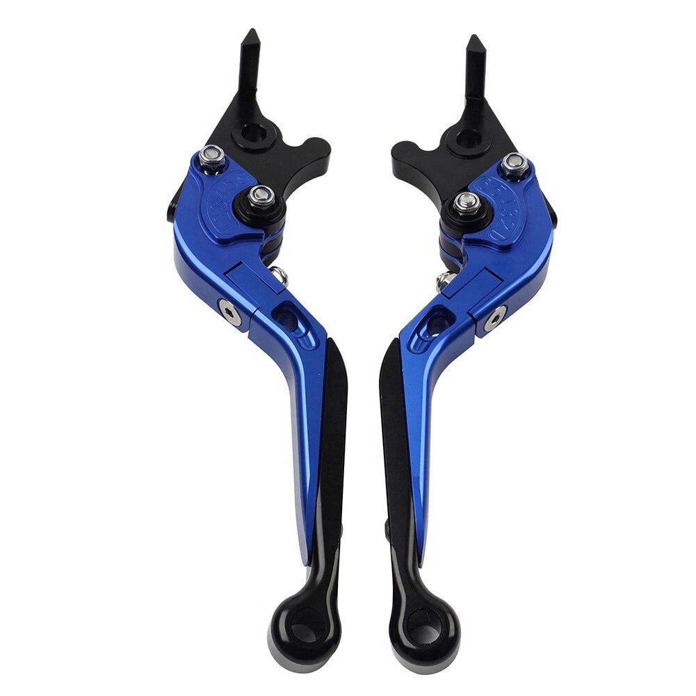 CNC Folding Extendable Brake Clutch Levers for Honda CBR650R CB650R/F (2014–2023) Blue