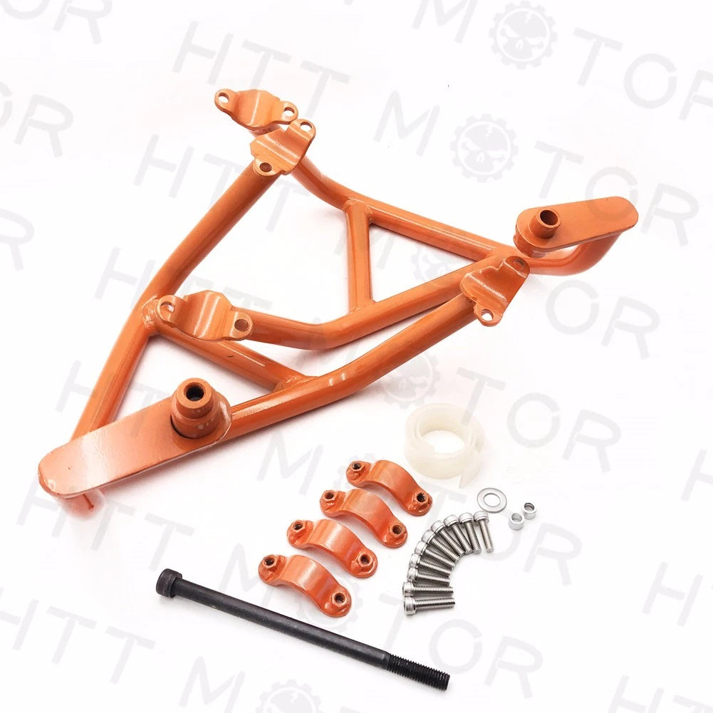 Engine Bumper Guard Crash Bars for KTM Duke 690 (2013–2016) - Orange
