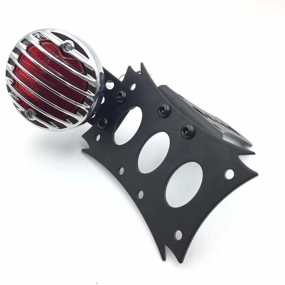 License Bracket & Tail Light for Harley Touring Bobber Chopper (Fit)