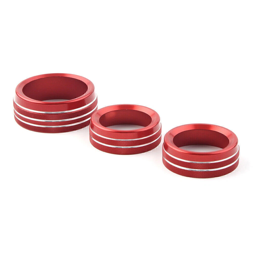 Air Conditioner Switch CD Button Knob for Dodge Challenger (2015–2024) Red