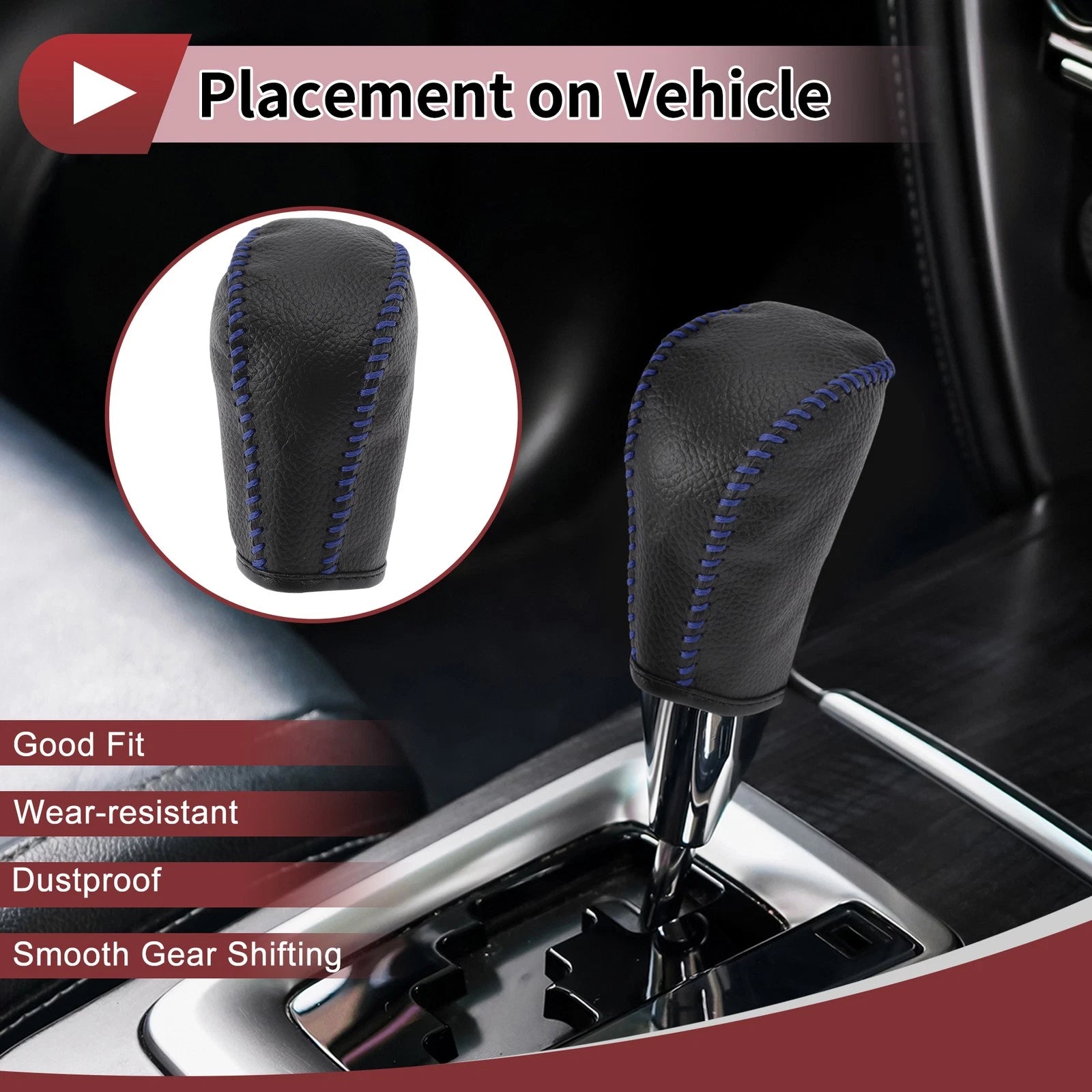 Gear Shift Knob Cover Replacement for Subaru Forester (2006–2012)