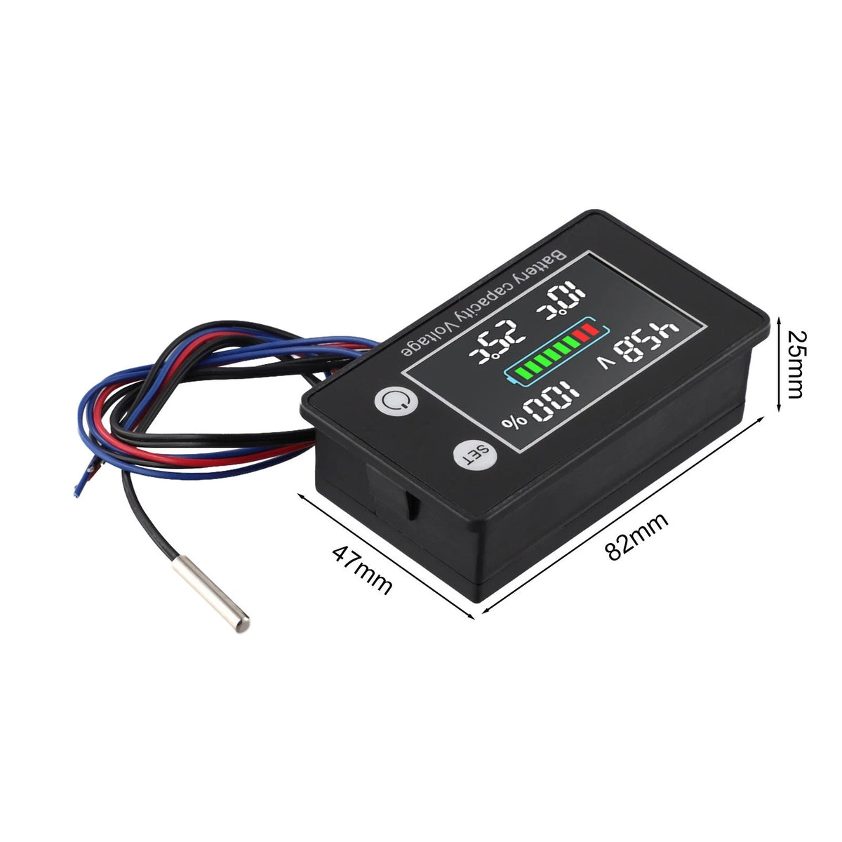 High Definition Voltage Meter for Safe Battery Operation