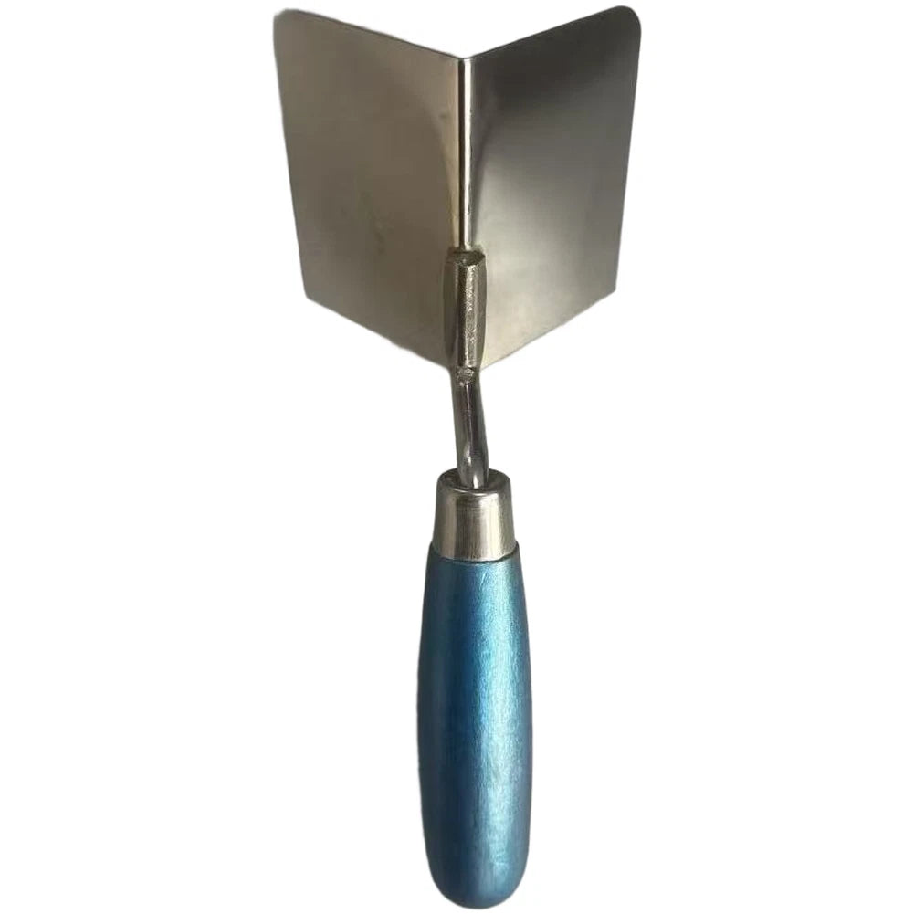 2X Stainless Steel Corner Trowel Set for Construction Finishing