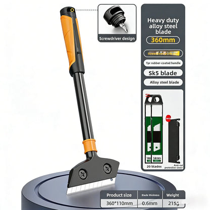 Aluminum Plaster Scraper for Ergonomic Renovation Tool