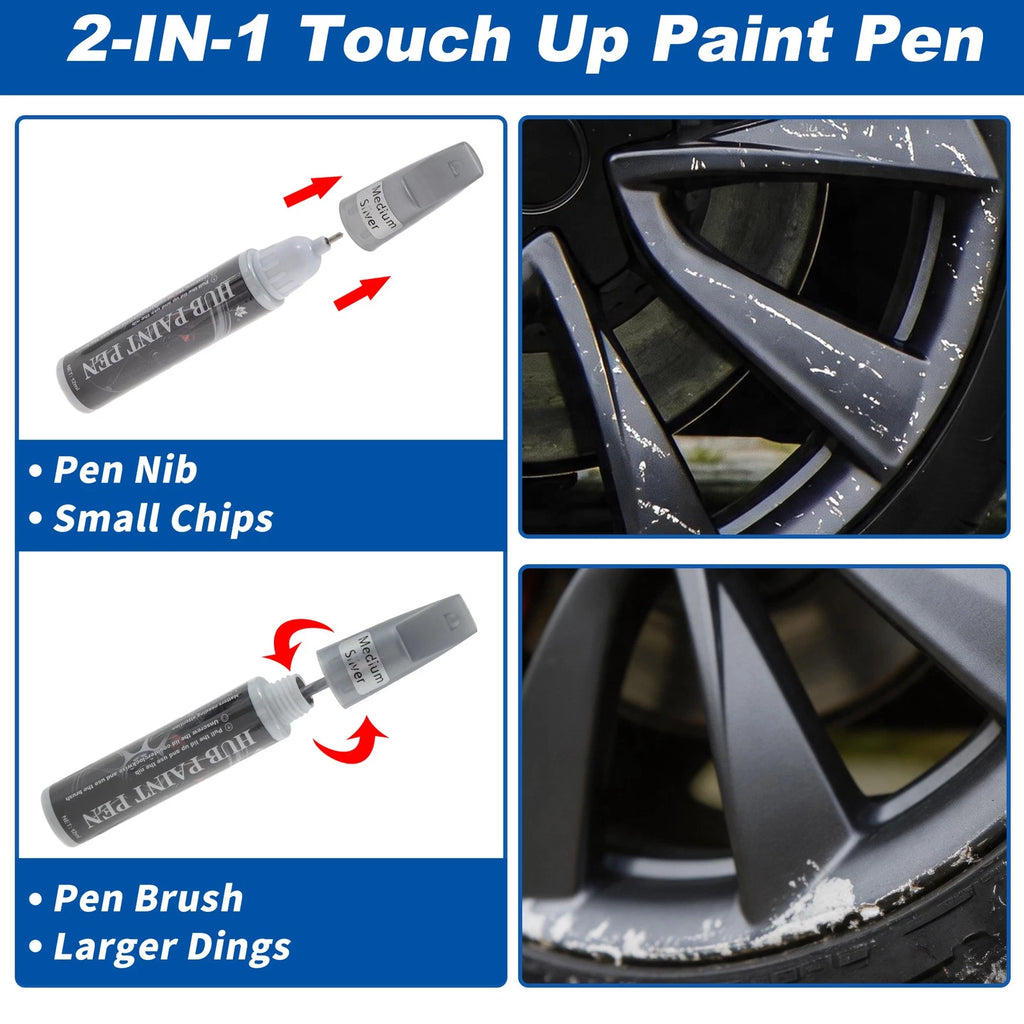 Touch Up Paint Pen for Buick/Nissan (12 ml) - Medium Light Silver Tone
