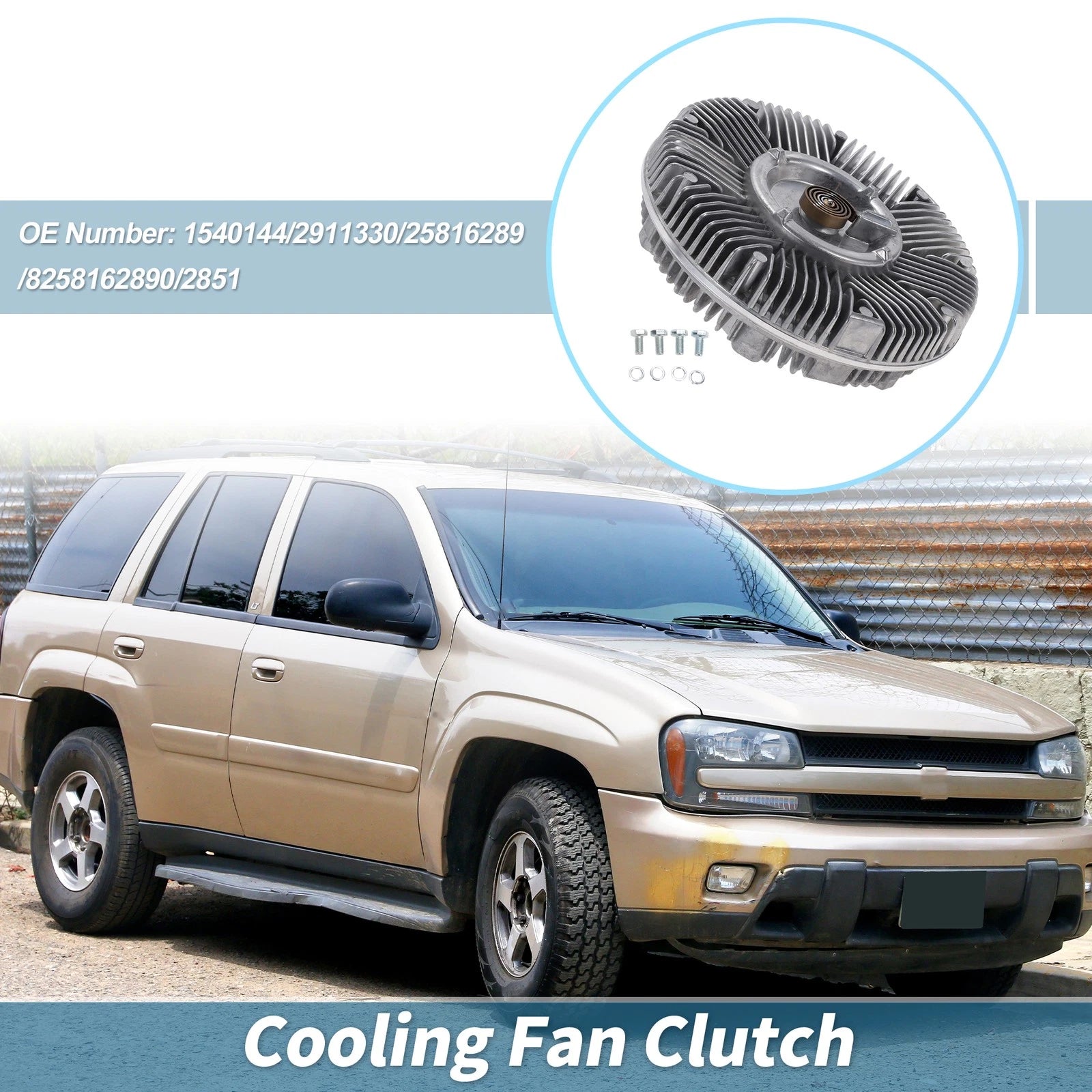 Engine Cooling Fan Clutch Replacement for Chevrolet Trailblazer (2006–2009)