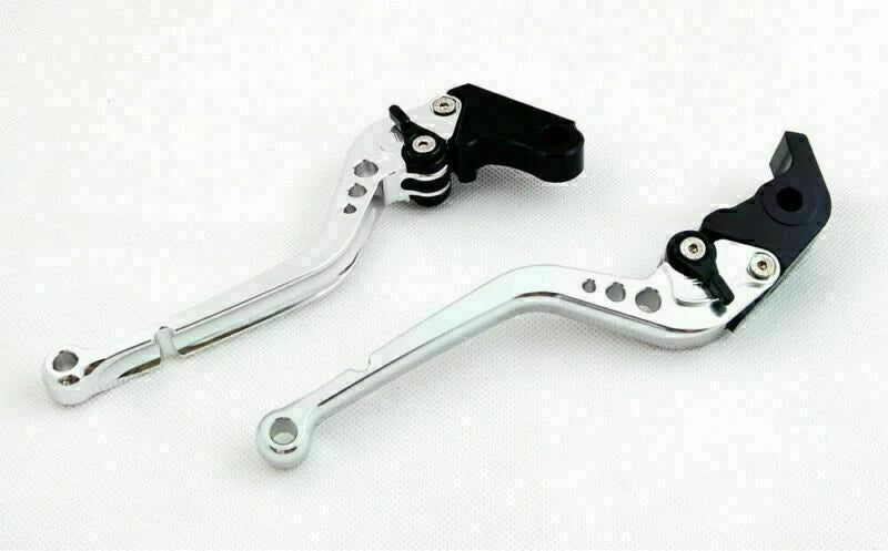 Long Brake Clutch Levers for Suzuki B-King (2008–2011) T9 Silver