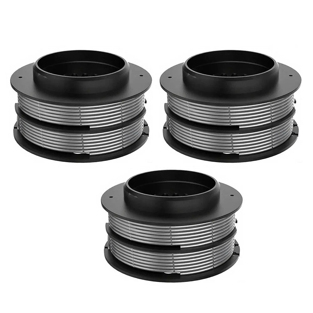 3X Spool Replacement for Greenworks 2930507 (5.2m, 2mm Nylon Line)