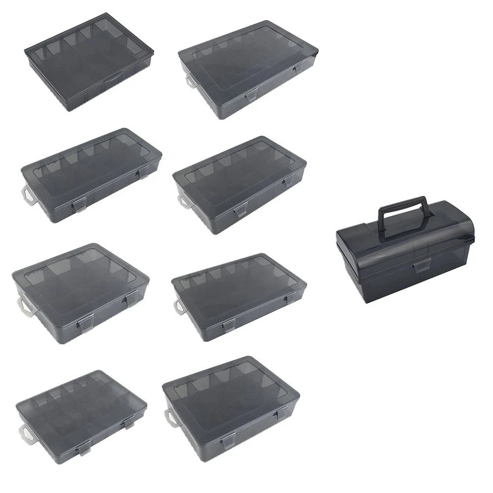 Handy Grid Box for Tool Parts Storage (Plastic)