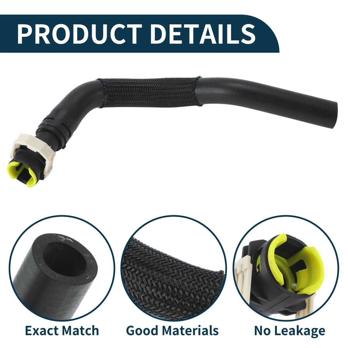 Radiator Hose No.DG806124YA for Ford Fiesta (2009–2011) Rubber Outlet Pipe
