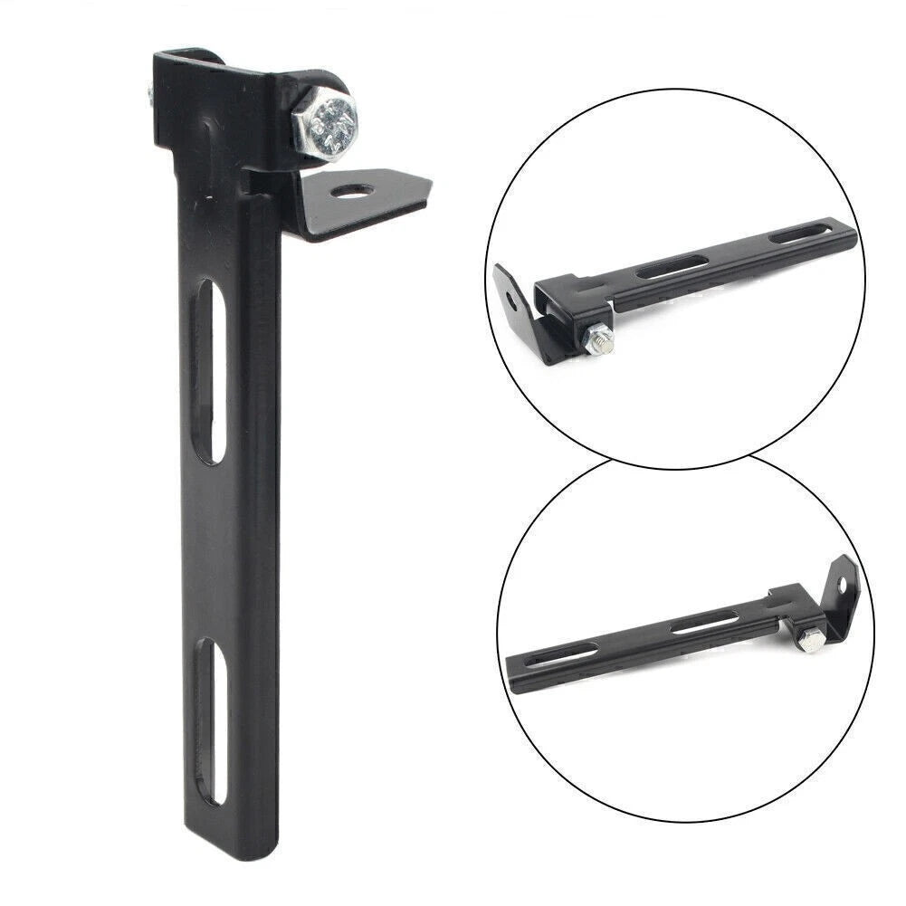 7" Solo Seat Mount Kit Front Bar w/Swivel Bracket For Harley Chopper Bobber blk