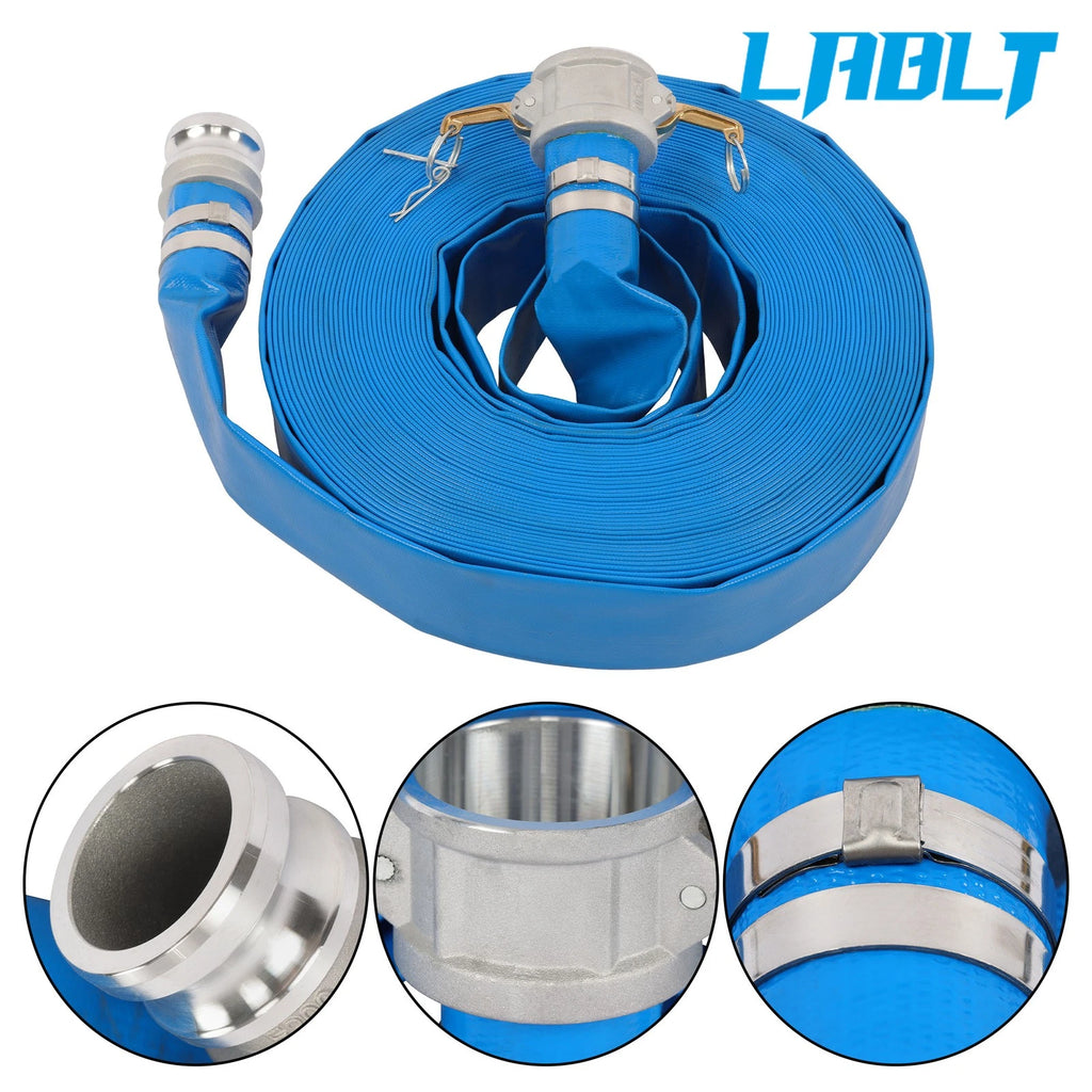 2" x 100 ft Backwash Hose for Pool (Heavy Duty PVC)